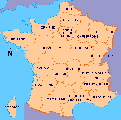 Maps+of+france+regions